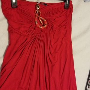 SKY brand strapless top L